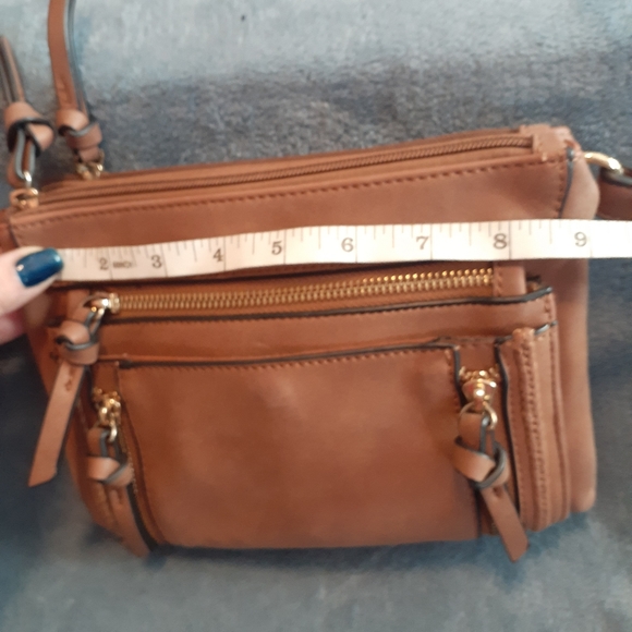 Violet Ray Brown Crossbody Purse - Picture 5 of 6